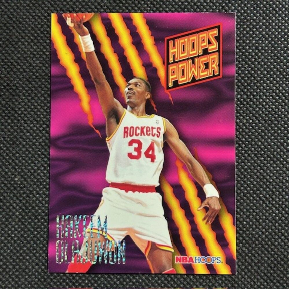 1994-95 NBA Hoops Hoops Power Hakeem Olajuwon #PR-20 HOF